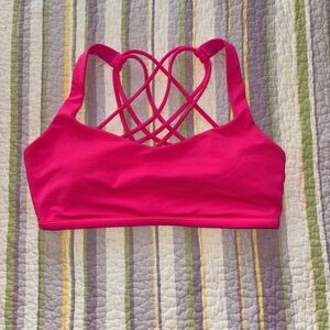 Lululemon Hot pink sports bra with padding